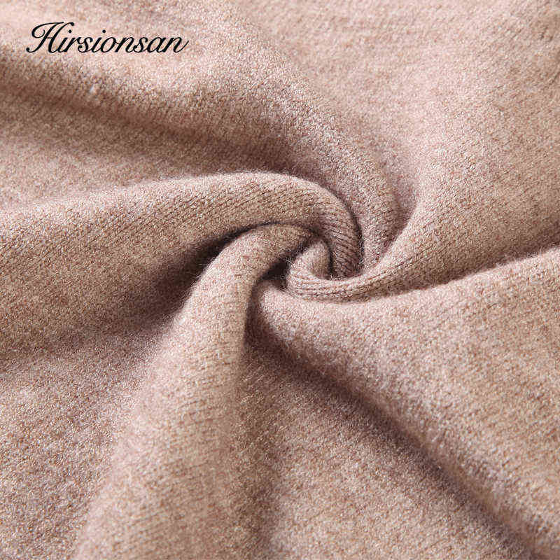Hirsionsan Cashmere Knitted Sets Women New Loose V Neck Sweater & Carrot Pant 2 Pieces Female Outfit Tracksuits Harem Pants 211117