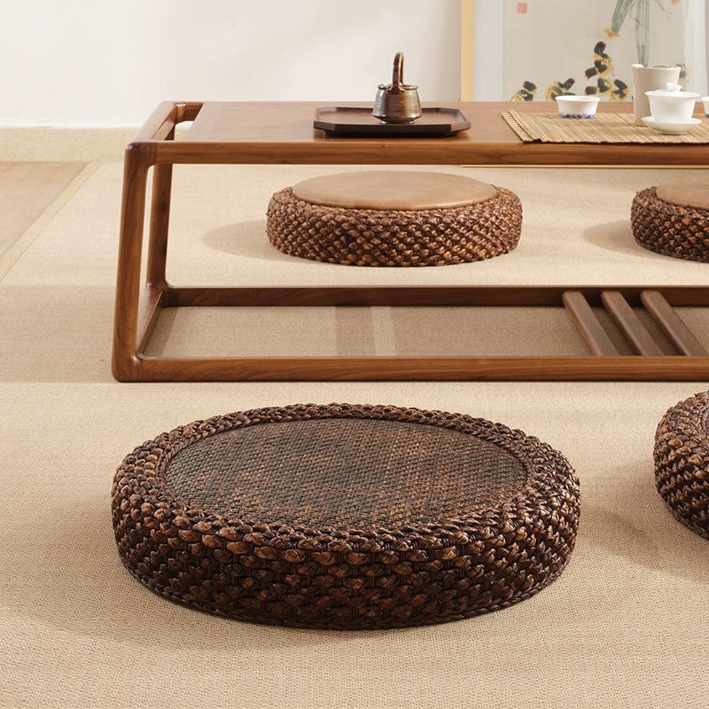 Narcissus Rattan Hand-woven Tatami Mat Japanese and Korean Futon Living Room Meditation Meditation Bedroom Bay Window Cushion