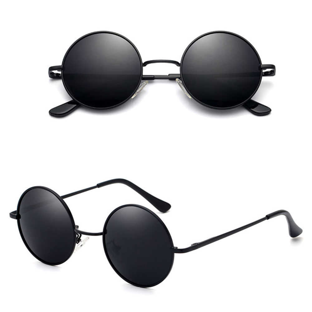 New Retro Classic Vintage Round Polarized Sunglasses Men Brand Designer Sun Glasses Women Metal Frame Black lens Eyewear Gafas
New Retro Classic Vintage Round Polarized Sunglasses Men Brand Designer Sun Glasses Women Metal Frame Black lens Eyewear Gafas