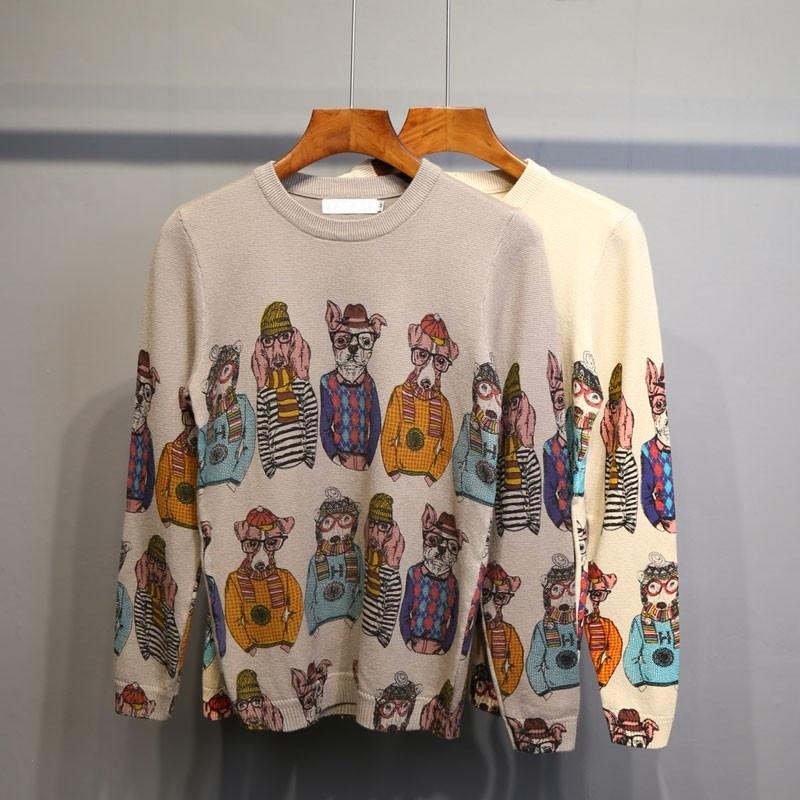 Men's Sweaters Long Printing Sleeve Men O Neck Autumn Slim Casual Knitting Pullovers Cartoon Pattern College Knitwear Tops, White;black
Men's Sweaters Long Printing Sleeve Men O Neck Autumn Slim Casual Knitting Pullovers Cartoon Pattern College Knitwear Tops, White;black