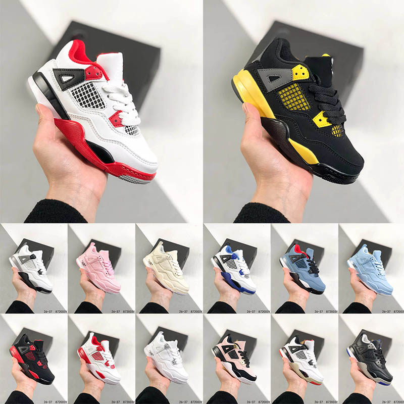 2022 New 4 Kids basketball shoes Children Outdoor sports Gym Red Chicago Retro 4s luxury Athletic Boy Girls Childrens sneakers Jumpman JORDÁN shoe, A4
2022 New 4 Kids basketball shoes Children Outdoor sports Gym Red Chicago Retro 4s luxury Athletic Boy Girls Childrens sneakers Jumpman JORDÁN shoe, A4