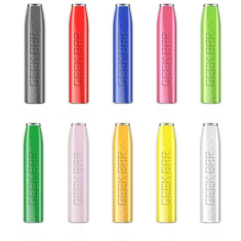 GEEK BAR Disposable E cigarettes 575 Puffs Vape Pen 2.4ml Prefilled pods Cartridge 500mAh Battery Starter Kit
GEEK BAR Disposable E cigarettes 575 Puffs Vape Pen 2.4ml Prefilled pods Cartridge 500mAh Battery Starter Kit