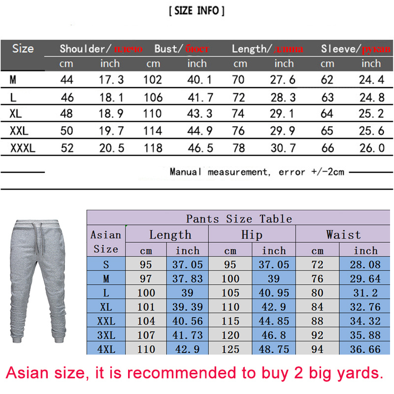Two Pieces Set Tracksuits Men Hoodies Sweatshirt And Sweatpants Elastic Waist Casual Mens Clothing Pants Size S-3XL 201210