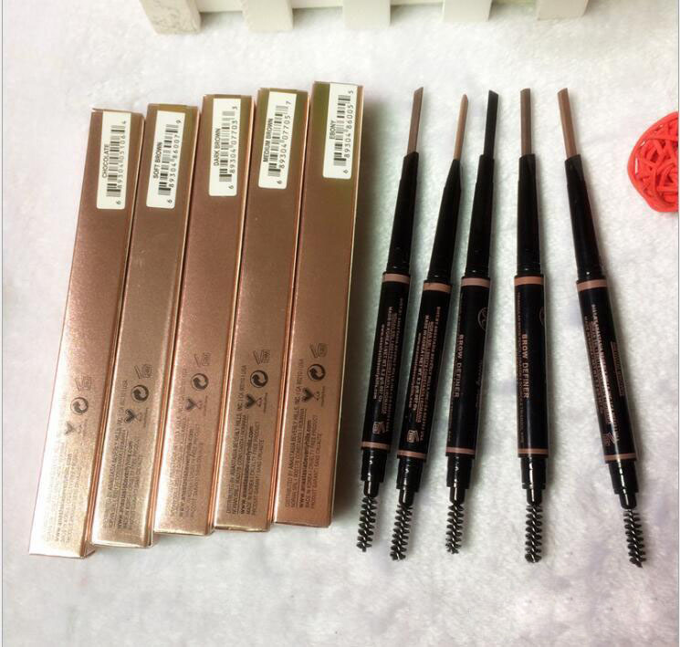 MAKEUP Eyebrow Enhancers Makeup Skinny Brow Pencil gold Double ended with eyebrow brush 5 Color Ebony/Medium/Soft /Dark/chocolate drop ship
MAKEUP Eyebrow Enhancers Makeup Skinny Brow Pencil gold Double ended with eyebrow brush 5 Color Ebony/Medium/Soft /Dark/chocolate drop ship