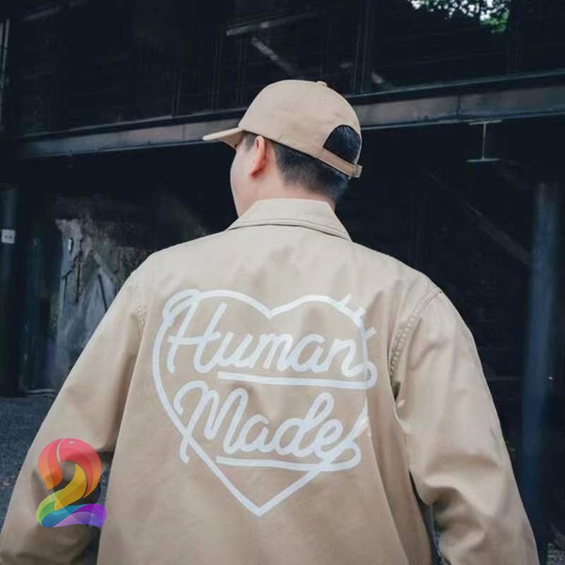 Men's Jackets HUMAN MADE Jacket Top Women High Quality Casual Line Love Duck Print Button For Men, Black;brown
Men's Jackets HUMAN MADE Jacket Top Women High Quality Casual Line Love Duck Print Button For Men, Black;brown