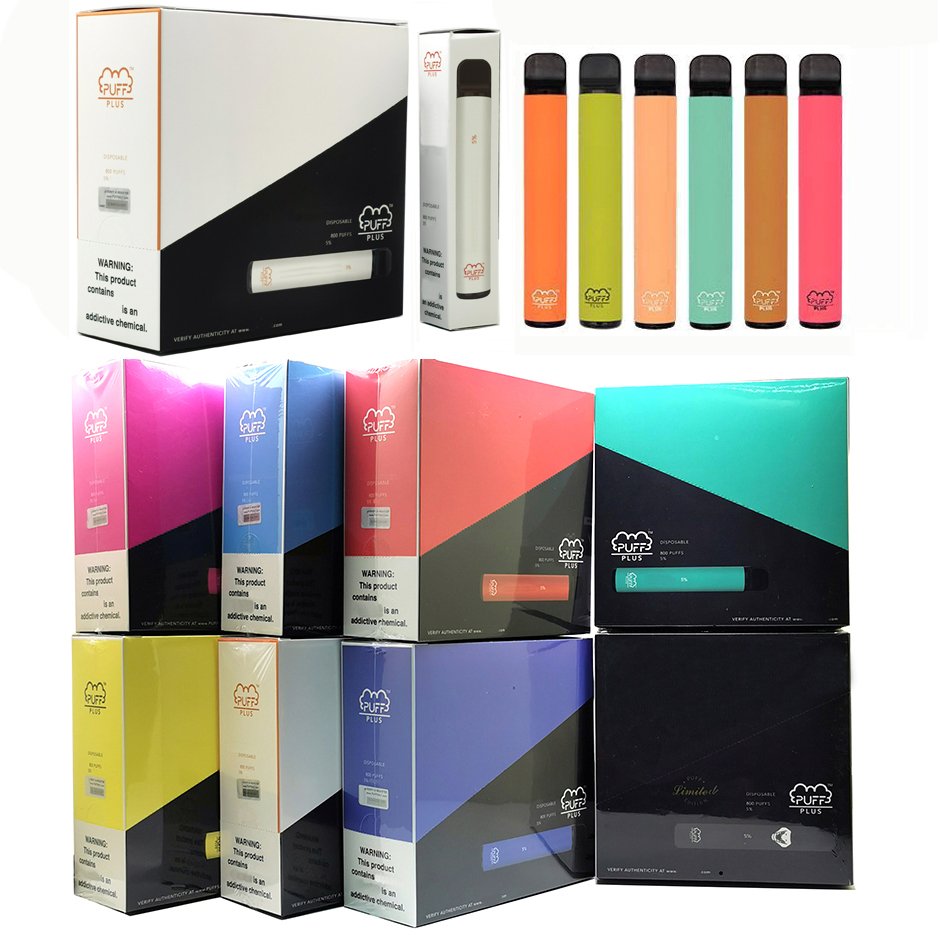 Puff Bar Plus Disposable Vapes 800 Puffs E Cigarettes 3.2ml 550mAh Pre Charged Battery 30+ Hot Colors High Quality Electronic Cigarette
Puff Bar Plus Disposable Vapes 800 Puffs E Cigarettes 3.2ml 550mAh Pre Charged Battery 30+ Hot Colors High Quality Electronic Cigarette