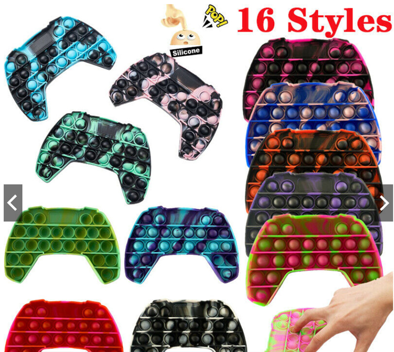 Party Game Controller Shape Push Up Bubble Kids Pop Simple Dimple Toy Adult Gamepad Antistress Hand Bubbles Sensory Toys
Party Game Controller Shape Push Up Bubble Kids Pop Simple Dimple Toy Adult Gamepad Antistress Hand Bubbles Sensory Toys