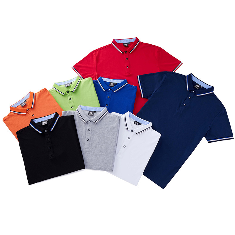 Custom embroidery polo shirt embroidered business polo shirt embroidery polo Shirt Uniform Workwear custom 210308