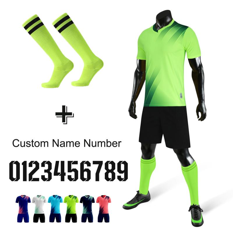 Gym Clothing 2021 Season Men Club Football Jerseys Youth Athlete Team Training Uniforms Shirt Suit Soccer Player Socks Clothes, Navy no custom
Gym Clothing 2021 Season Men Club Football Jerseys Youth Athlete Team Training Uniforms Shirt Suit Soccer Player Socks Clothes, Navy no custom