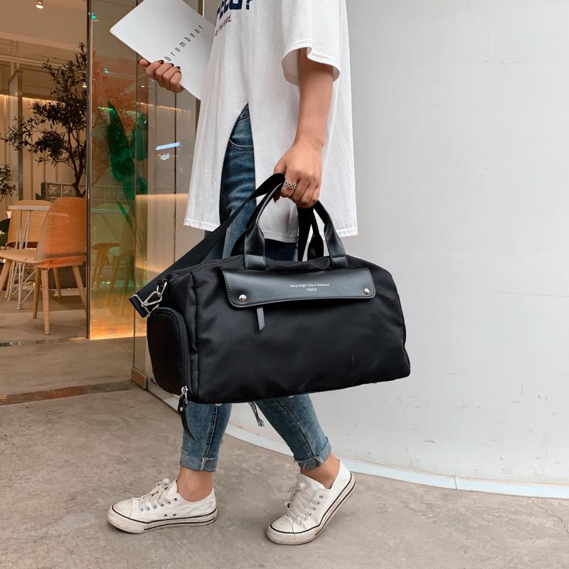 Duffel Bags Travel Short Sports Gym Bag Water-repellent Resistant Shoulder Of Shoes Duffle HandBag Women Light Sportba Bagag, Black
Duffel Bags Travel Short Sports Gym Bag Water-repellent Resistant Shoulder Of Shoes Duffle HandBag Women Light Sportba Bagag, Black
