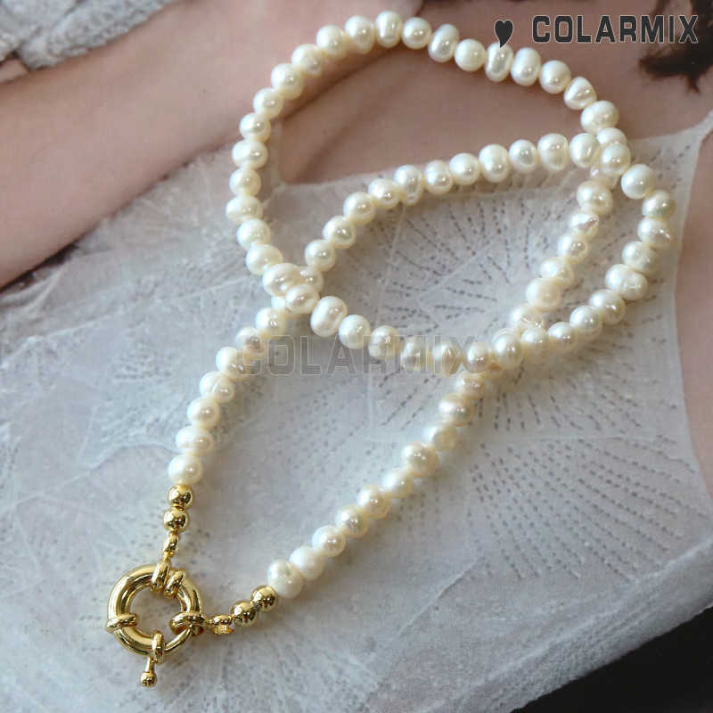4Pcs Tiny pearl Sailer clasp Pearl collar necklace for women mix size jewelry fashion accessoris 9752
4Pcs Tiny pearl Sailer clasp Pearl collar necklace for women mix size jewelry fashion accessoris 9752