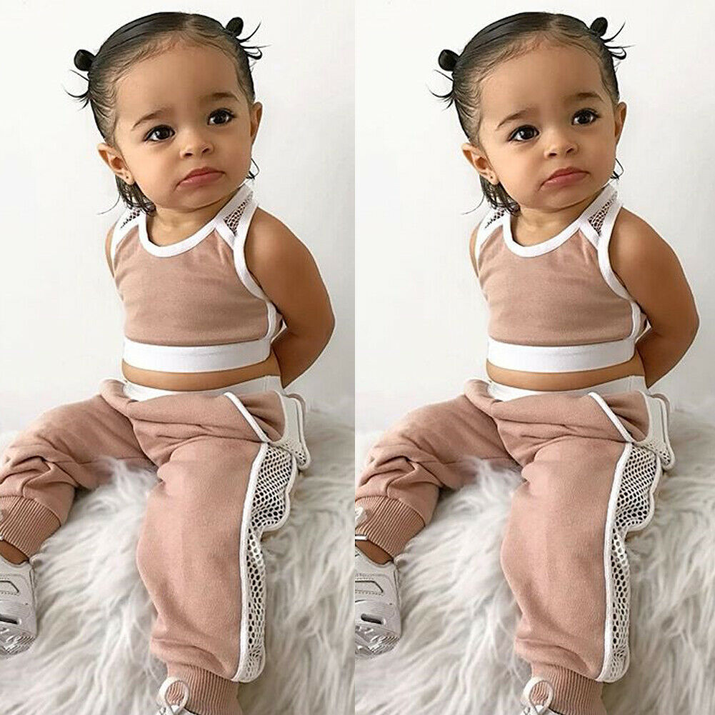 Summer Tracksuit Pink Sports Vest Tank Tops+Long Pants Outfits Set Toddler Girls Clothes Sets
Summer Tracksuit Pink Sports Vest Tank Tops+Long Pants Outfits Set Toddler Girls Clothes Sets
