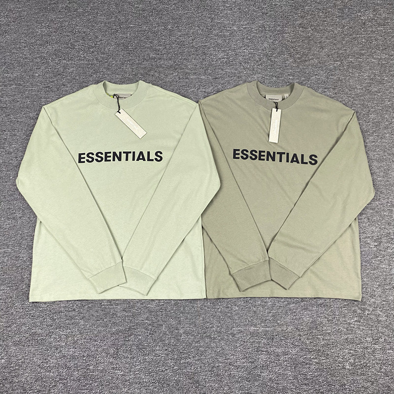 2021 New Matcha Green Long Sleeve Fog Essentials t Shirt Men Women 1:1 Top Version Tee Streetwear T-shirt A3me, 12
2021 New Matcha Green Long Sleeve Fog Essentials t Shirt Men Women 1:1 Top Version Tee Streetwear T-shirt A3me, 12