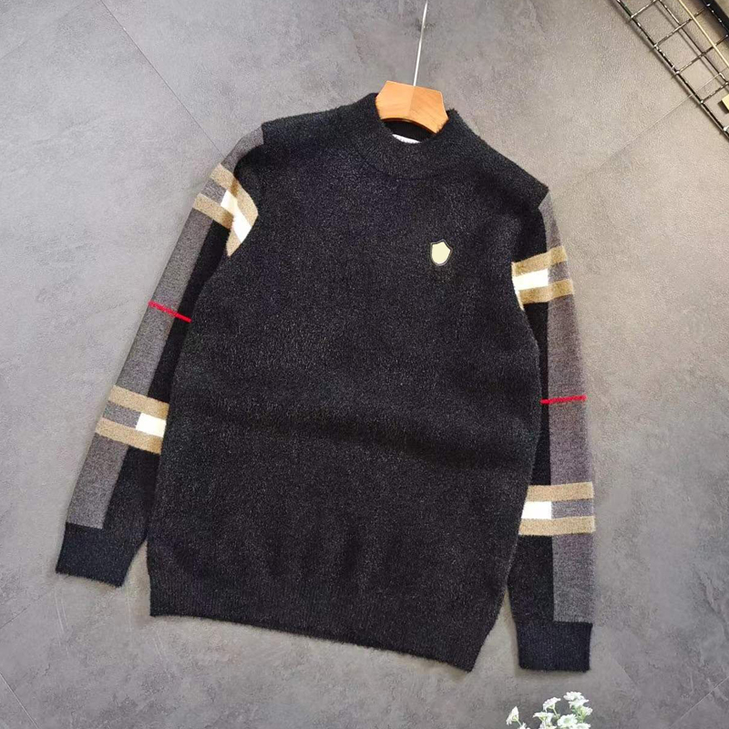 2022 Classical Men's Knitted Sweater Brand Mens Classic Knit Sweatshirt Vintage Plaid Designer Pullover Sweaters -3XL 139298, Black
2022 Classical Men's Knitted Sweater Brand Mens Classic Knit Sweatshirt Vintage Plaid Designer Pullover Sweaters -3XL 139298, Black