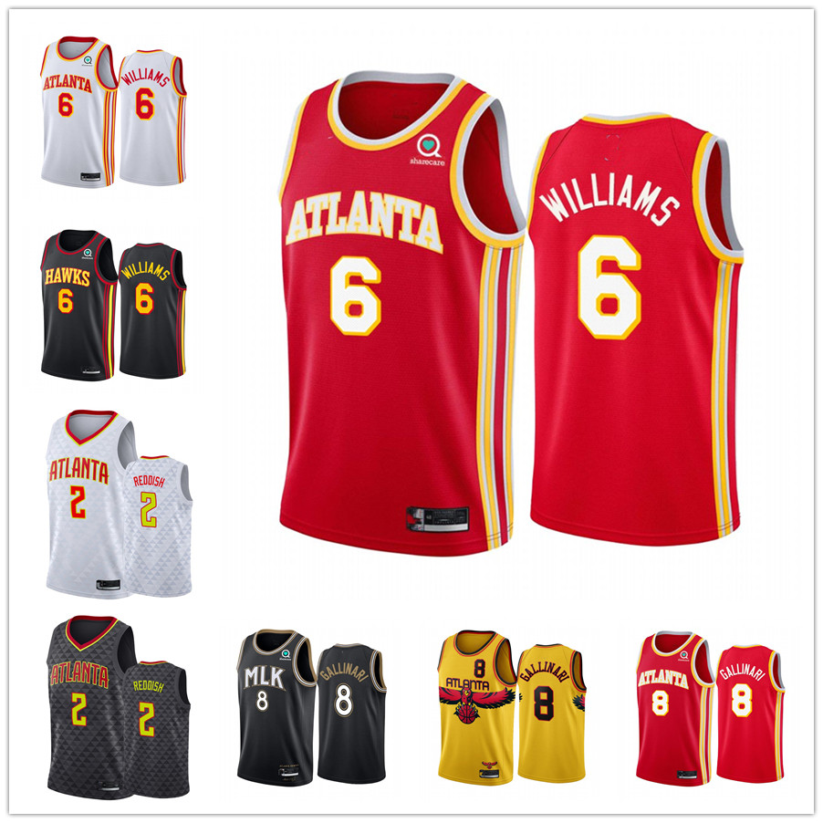 Custom mens women youth Atlanta Cam Reddish Lou Williams Danilo Gallinari City Red white black Throwback Hawk Basketball Jersey
Custom mens women youth Atlanta Cam Reddish Lou Williams Danilo Gallinari City Red white black Throwback Hawk Basketball Jersey