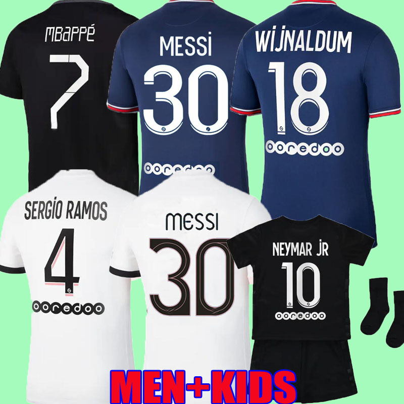 MESSI 30 MBAPPE HAKIMI SERGIO RAMOS soccer jerseys WIJNALDUM 21 22 psgs Maillots football shirt 2021 2022 third MARQUINHOS men kids enfants maillot de foot kit tpos, Third kids
MESSI 30 MBAPPE HAKIMI SERGIO RAMOS soccer jerseys WIJNALDUM 21 22 psgs Maillots football shirt 2021 2022 third MARQUINHOS men kids enfants maillot de foot kit tpos, Third kids