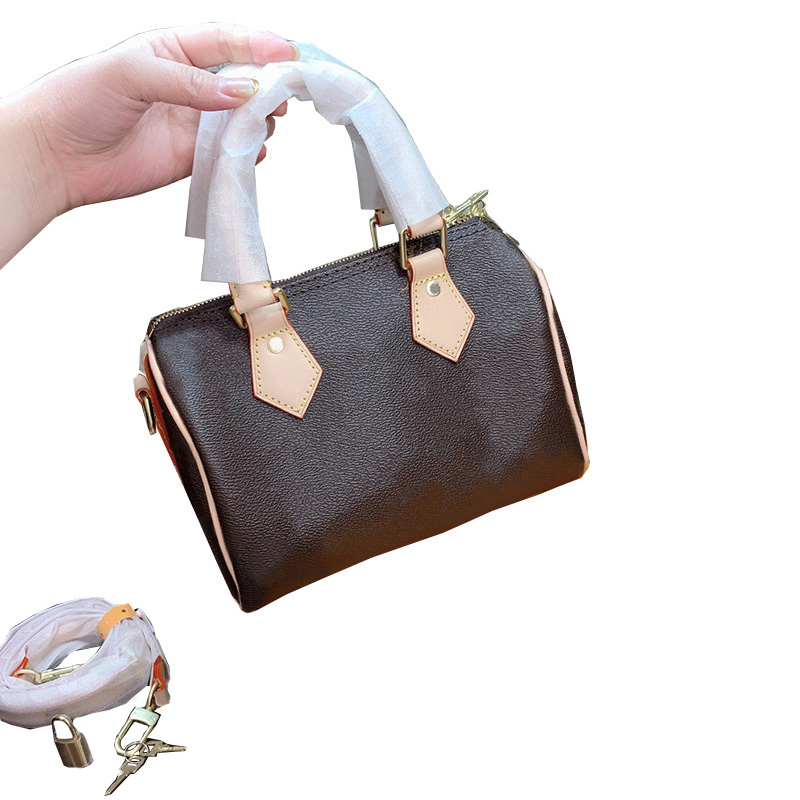 Classic speedy 25cm 30cm 35cm Designer Bags purses Women Genuine leather Handbags Fashion Travel shopping crossbody Shoulder Bag Totes, Brown flower
Classic speedy 25cm 30cm 35cm Designer Bags purses Women Genuine leather Handbags Fashion Travel shopping crossbody Shoulder Bag Totes, Brown flower