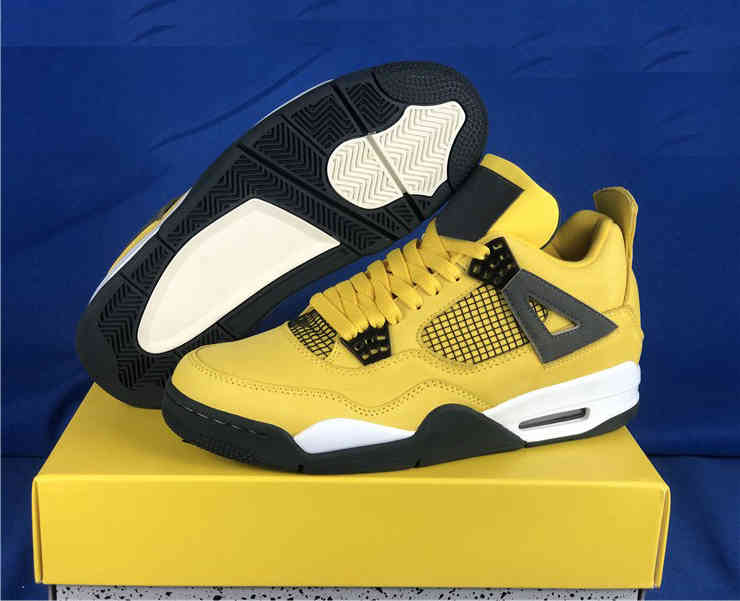 Shoes Authentic Li 4 ghtning Man Basketball 4s Yellow White-Dark Blue Grey Black Sneakers CT8527-700 Original, Bubble wrap packaging
Shoes Authentic Li 4 ghtning Man Basketball 4s Yellow White-Dark Blue Grey Black Sneakers CT8527-700 Original, Bubble wrap packaging