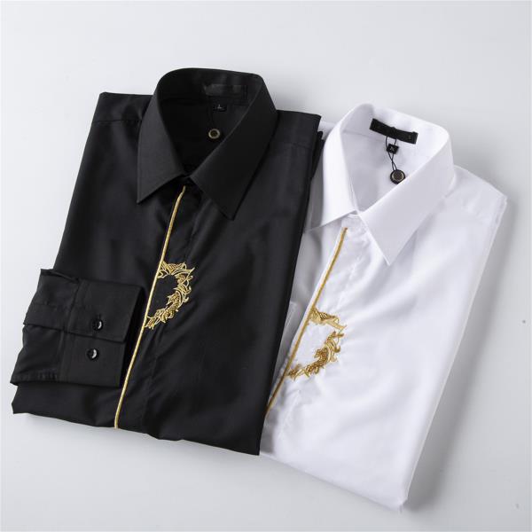 2021 Luxurys Designers Men's Business Casuals shirt men long sleeve striped slim fit masculina wine social male T-shirts fashion checked M-3XL#26, Black
2021 Luxurys Designers Men's Business Casuals shirt men long sleeve striped slim fit masculina wine social male T-shirts fashion checked M-3XL#26, Black