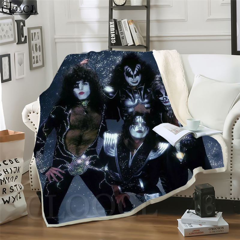 CLOOCL New Hard Rock Kiss Band 3D Print Street Style Air Conditioning Blanket Teens Bedding Throw Blankets Plush Quilt
CLOOCL New Hard Rock Kiss Band 3D Print Street Style Air Conditioning Blanket Teens Bedding Throw Blankets Plush Quilt
