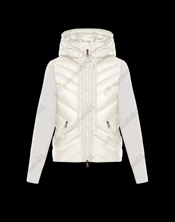 France Luxury Brand M women down jacket White knitted panel jackets Size S--L, Supplement (not shipped separately)
France Luxury Brand M women down jacket White knitted panel jackets Size S--L, Supplement (not shipped separately)