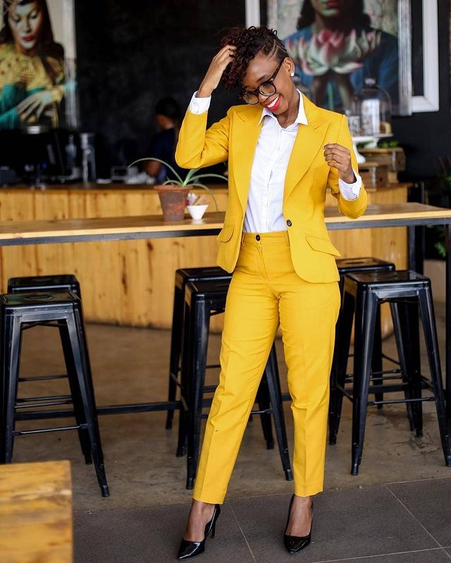 Spring Yellow Bridal Women Pants Suits Mother of the Bride Suits Slim Fit Formal Evening Party Prom Tuxedos 2 pieces