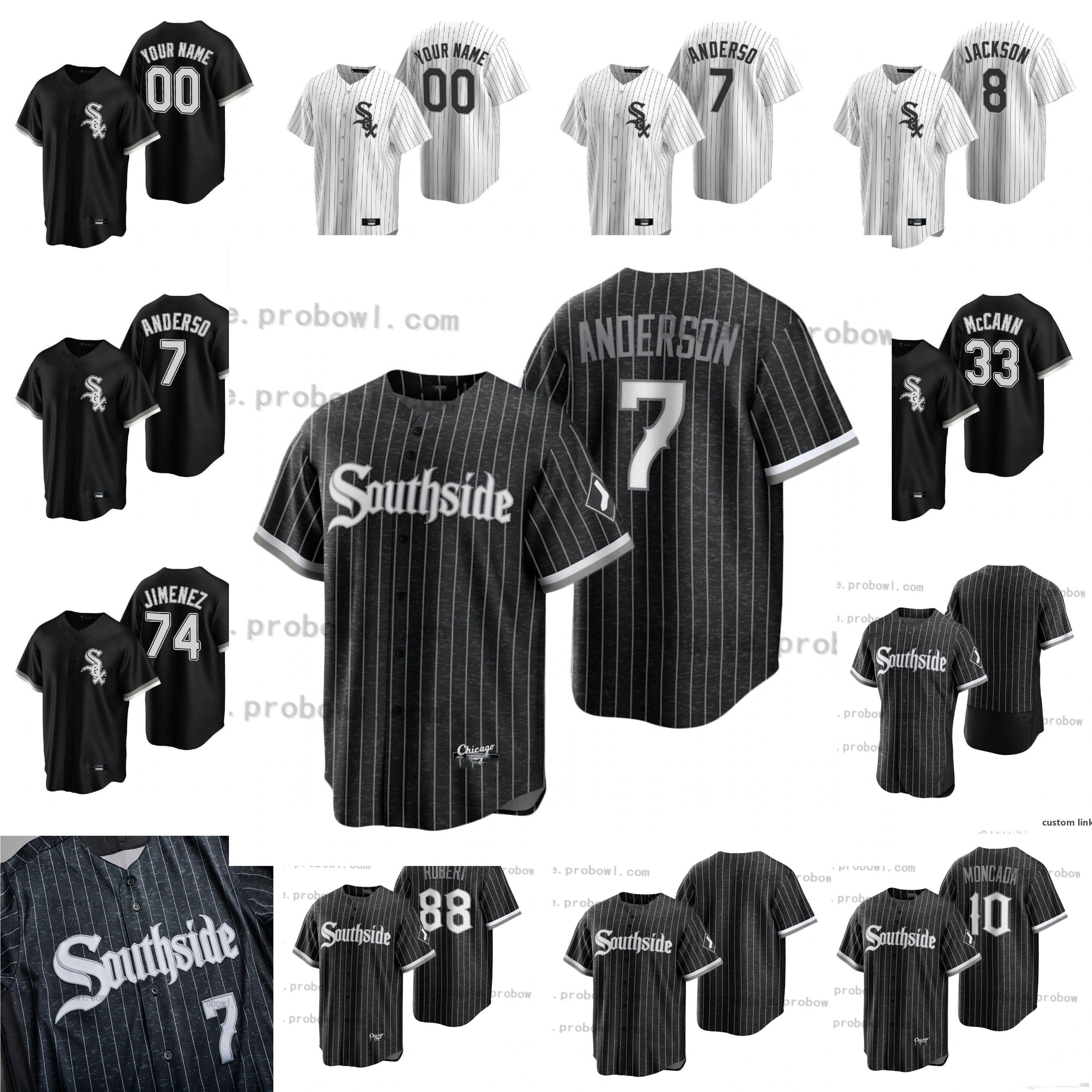 Sox Southside 2021 City Connect Tim Anderson Baseball McCann Luis Robert Eloy Jimenez Jose Abreu Seby Zavala Andrew Vaughn Garcia Jerseys, Blue;black
Sox Southside 2021 City Connect Tim Anderson Baseball McCann Luis Robert Eloy Jimenez Jose Abreu Seby Zavala Andrew Vaughn Garcia Jerseys, Blue;black