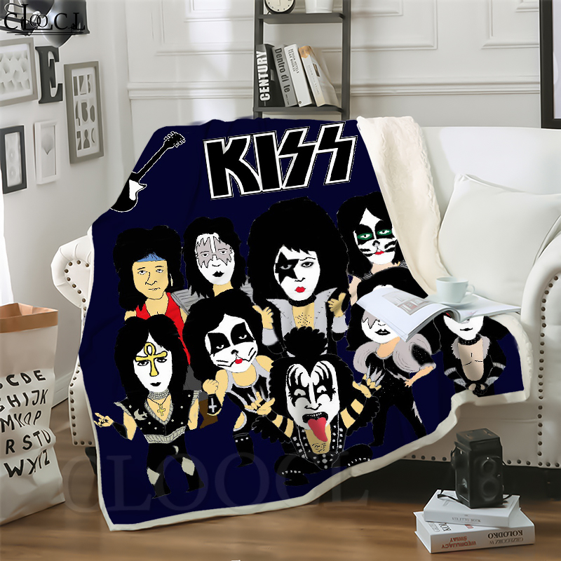 CLOOCL Hot Pop Metal Kiss Band 3D Print Street Style Air Conditioning Blanket Teens Bedding Throw Blankets Plush Quilt
CLOOCL Hot Pop Metal Kiss Band 3D Print Street Style Air Conditioning Blanket Teens Bedding Throw Blankets Plush Quilt