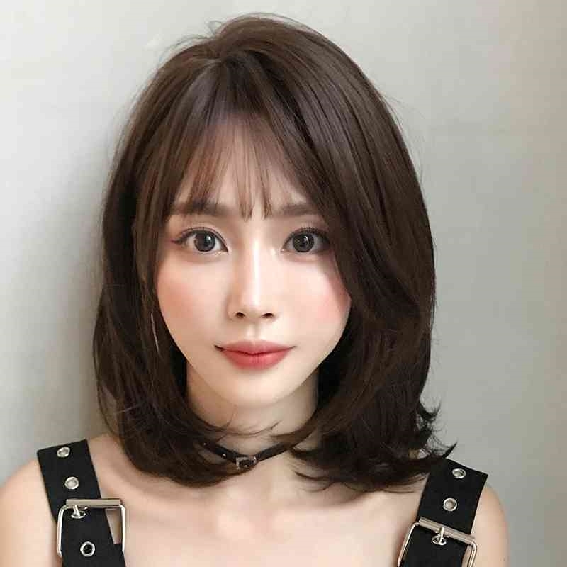 Length Brown Head Shoulder Dyed Black Non Reflective Synthetic Wig With Bang For Women's Favorite Daily Wear Hairstyle, D3107-1
Length Brown Head Shoulder Dyed Black Non Reflective Synthetic Wig With Bang For Women's Favorite Daily Wear Hairstyle, D3107-1