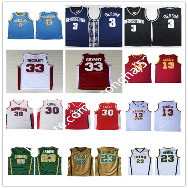 Ncaa Nikola 15 Jokic Kyrie 11 Jersey Irving LeBron 23 James 13 Harden Kobe 33 24 Bryant Irish High School University Basketball Jerseys
Ncaa Nikola 15 Jokic Kyrie 11 Jersey Irving LeBron 23 James 13 Harden Kobe 33 24 Bryant Irish High School University Basketball Jerseys