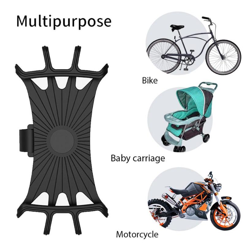 Stroller Parts & Accessories Bicycle Mobiles Phones Holder Multifunctional Silica Gels Mounted Supports For Cycling Navigation Handlebar Bra