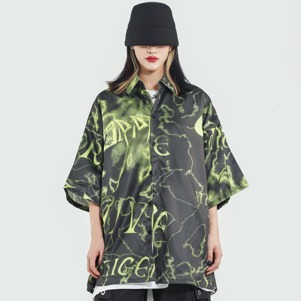 2021 New Fashion Origin Gothic Clothes Summer Tops Plus Size Blouse Streetwear Oversized Women Clothing Goth Hawaiian Aloha Shirt D6xn, Green
2021 New Fashion Origin Gothic Clothes Summer Tops Plus Size Blouse Streetwear Oversized Women Clothing Goth Hawaiian Aloha Shirt D6xn, Green