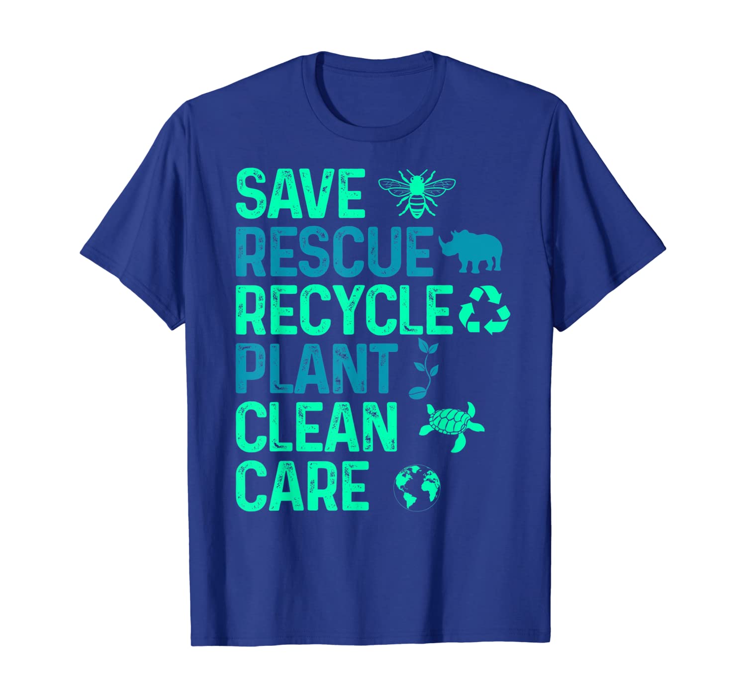 Save Bees Rescue Animals Recycle Plastic T Shirt Gift, White;black