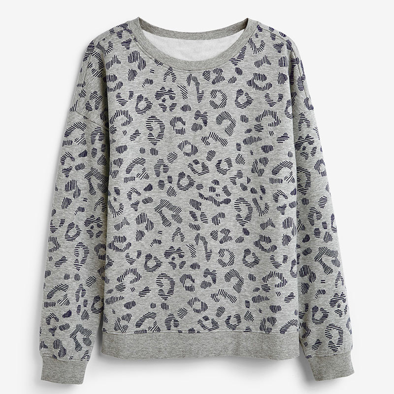 HiloRill Autumn Women Sweatshirt Casual Long Sleeve Print Pullover Hoodie Loose O Neck Hoodies Fashion Tops Sudaderas Mujer 201217