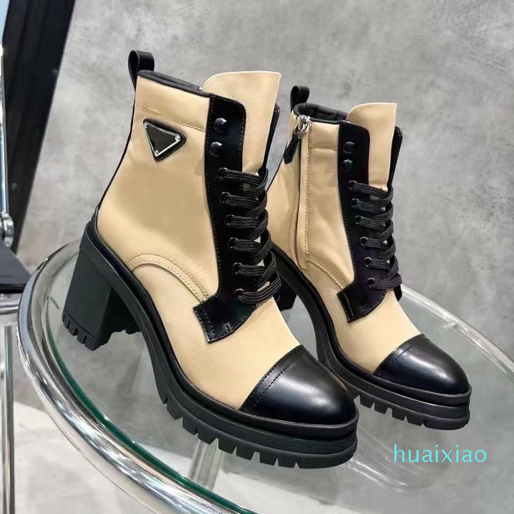 Designer Plaque Boot Black Combat High Heel Winter Ankle Boots Fashion Leather Martin Bootss Lace up Booties gg152
Designer Plaque Boot Black Combat High Heel Winter Ankle Boots Fashion Leather Martin Bootss Lace up Booties gg152