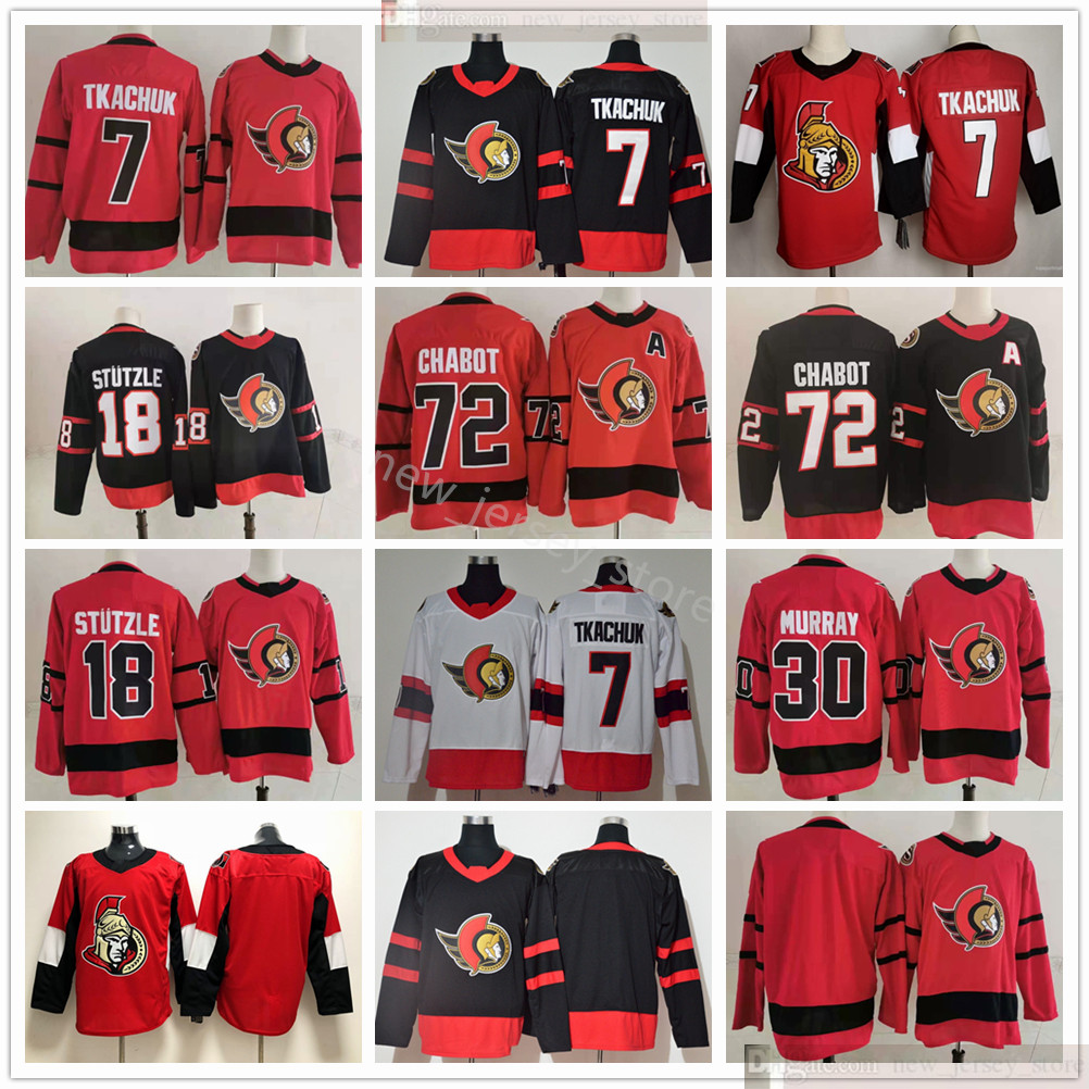 2021 Reverse Retro Ice Hockey Jerseys 18 Tim Stutzle 7 Brady Tkachuk 72 Thomas Chabot 30 Matt Murray Jersey Black Red White, Same as picture
2021 Reverse Retro Ice Hockey Jerseys 18 Tim Stutzle 7 Brady Tkachuk 72 Thomas Chabot 30 Matt Murray Jersey Black Red White, Same as picture