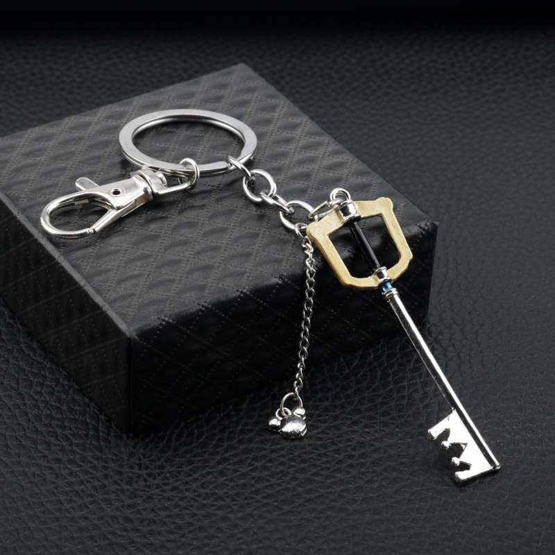 Anime Trinket Keychain Kingdom Hearts Oblivion Keyblade Keyrings Metal Pendant Keyholder Jewelry llavero, Silver
Anime Trinket Keychain Kingdom Hearts Oblivion Keyblade Keyrings Metal Pendant Keyholder Jewelry llavero, Silver