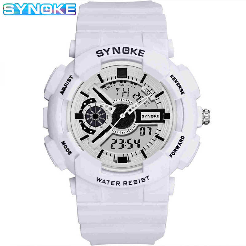 SYNOKE Luxury Watches Men Quartz Clock G Waterproof Shock Military Wristwatch LED Digital Sport Watch For Men Relogio Masculino G1022