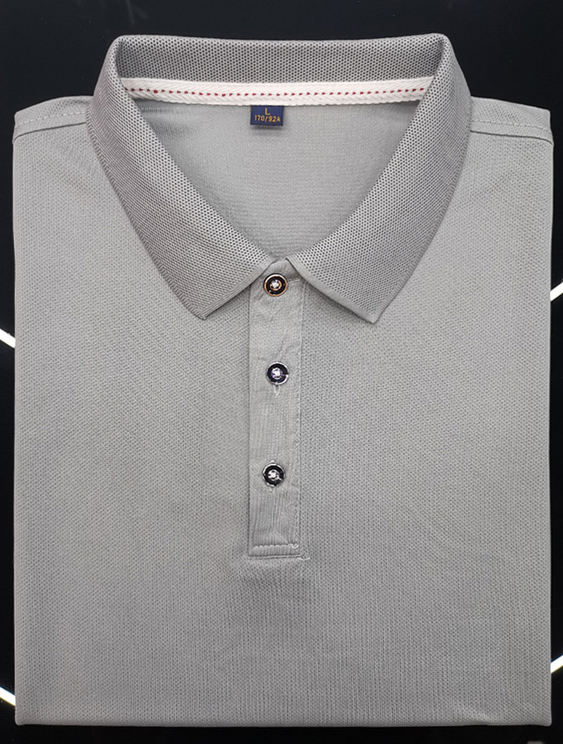 Summer Classic Polo Shirt Men Quick Dry Breathable Tops Casual Solid Slim Sportswear Golf Tennis Camisa Masculina Polo Shirt 4XL 210308