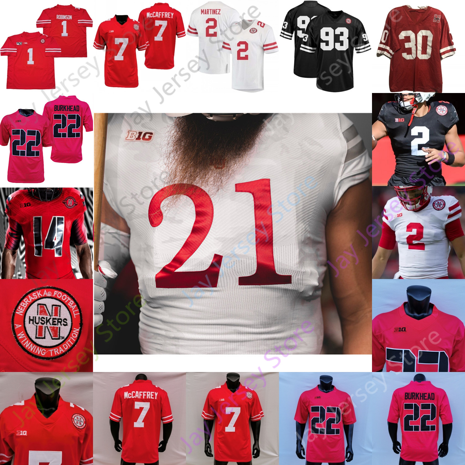 SPECIAL 911 Nebraska Cornhuskers Football Jersey NCAA College Adrian Martinez Luke McCaffrey Austin Allen Honas Ervin Stepp Oliver Martin Toure Pheldarius Payne, White
SPECIAL 911 Nebraska Cornhuskers Football Jersey NCAA College Adrian Martinez Luke McCaffrey Austin Allen Honas Ervin Stepp Oliver Martin Toure Pheldarius Payne, White
