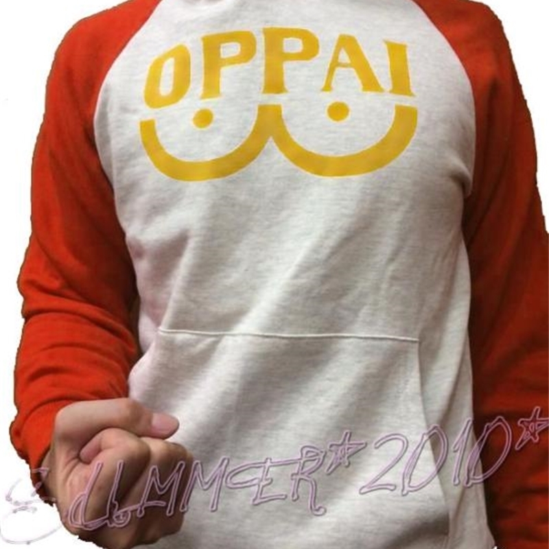 New Anime One Punch Man Saitama Oppai Hoodie Pullover Sweatshirt Cosplay Costume 201020