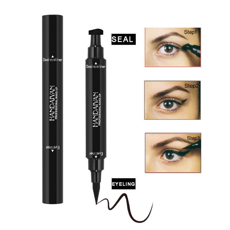 HANDAIYAN Eyeliner Pencil Black Double-headed With Stamp Seal Waterproof Lasting Natural Liquid Wing Cosmetics Maquiagem
HANDAIYAN Eyeliner Pencil Black Double-headed With Stamp Seal Waterproof Lasting Natural Liquid Wing Cosmetics Maquiagem