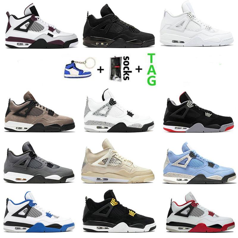 Jumpman 4 Retro 4s Basketball shoes University Bred The Cactus White Jack Cool Grey Mens Concord Pure Money Royalty Men Sport Sneakers 36-47
Jumpman 4 Retro 4s Basketball shoes University Bred The Cactus White Jack Cool Grey Mens Concord Pure Money Royalty Men Sport Sneakers 36-47