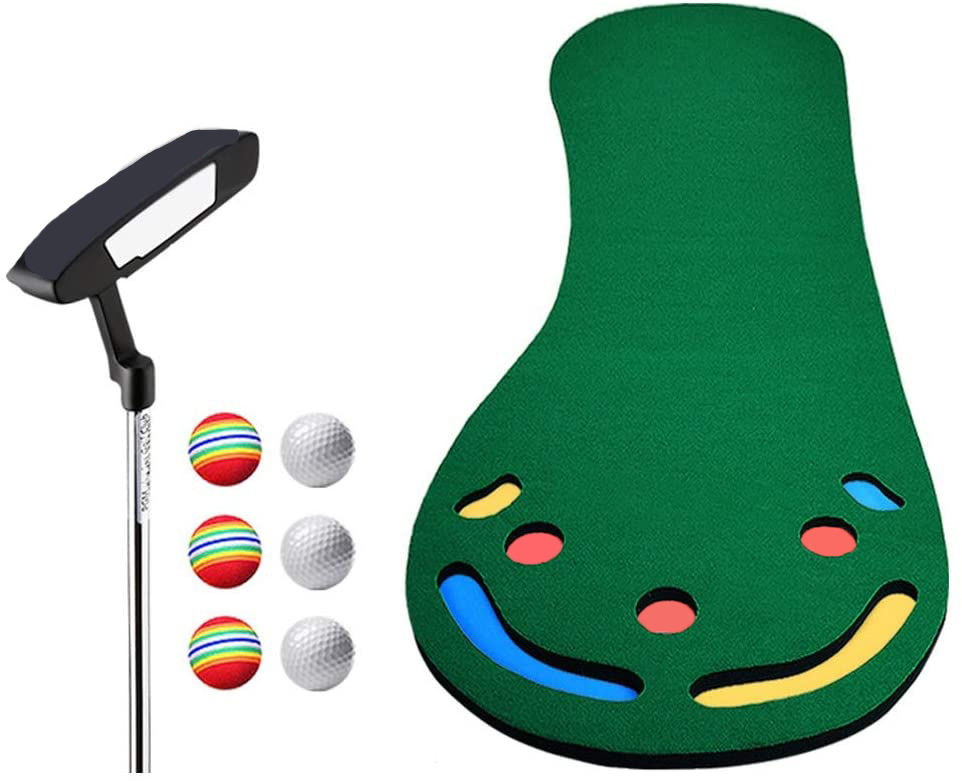 Golf Putting Green Turf Mats Large Training Aids Putter Practice Mat for Backyard Indoor Home Office Garage Outdoor Game Gifts
Golf Putting Green Turf Mats Large Training Aids Putter Practice Mat for Backyard Indoor Home Office Garage Outdoor Game Gifts