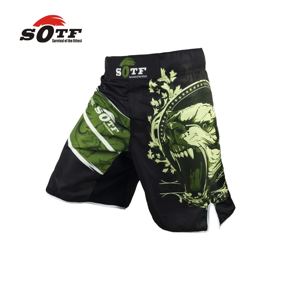mma shorts SOTF boxing trunks muay thai tiger muay thai kickboxing shorts sanda yokkao brock lesnar fight boxing short sanda C0222