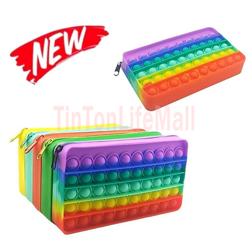 20cm Fidget Toys wallet portable decompression Push It Bubble Sensory Autism Special Needs Stress Reliever Squeeze Toy for Kids Family SE8
20cm Fidget Toys wallet portable decompression Push It Bubble Sensory Autism Special Needs Stress Reliever Squeeze Toy for Kids Family SE8