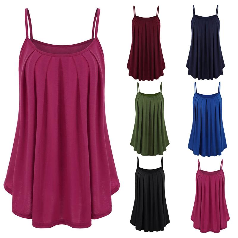 women's tanks & camis t-shirt harajuku plus size solid color sleeveless ruffle hem large loose cami ropa mujer female, White
women's tanks & camis t-shirt harajuku plus size solid color sleeveless ruffle hem large loose cami ropa mujer female, White