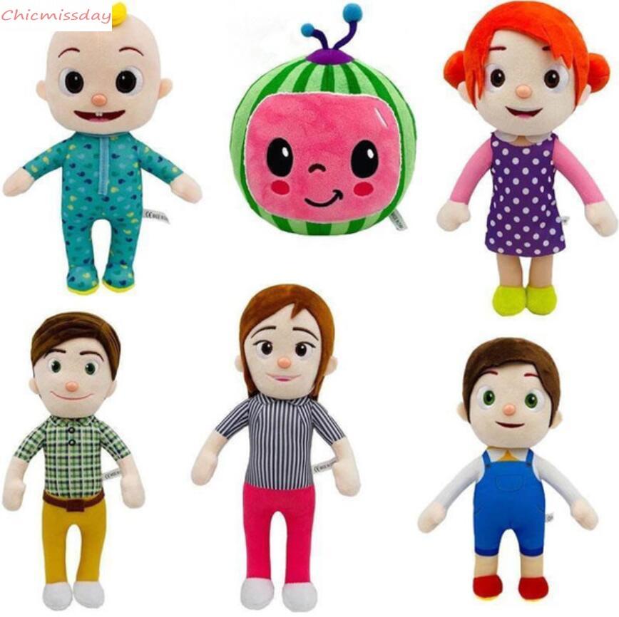 DHL 15-33cm Cocomelon Plush Toy Soft Cartoon Family Cocomelon Jj Family Sister Brother Mom And Dad Toy Dall Kids Chritmas Gifts 2021 
DHL 15-33cm Cocomelon Plush Toy Soft Cartoon Family Cocomelon Jj Family Sister Brother Mom And Dad Toy Dall Kids Chritmas Gifts 2021
