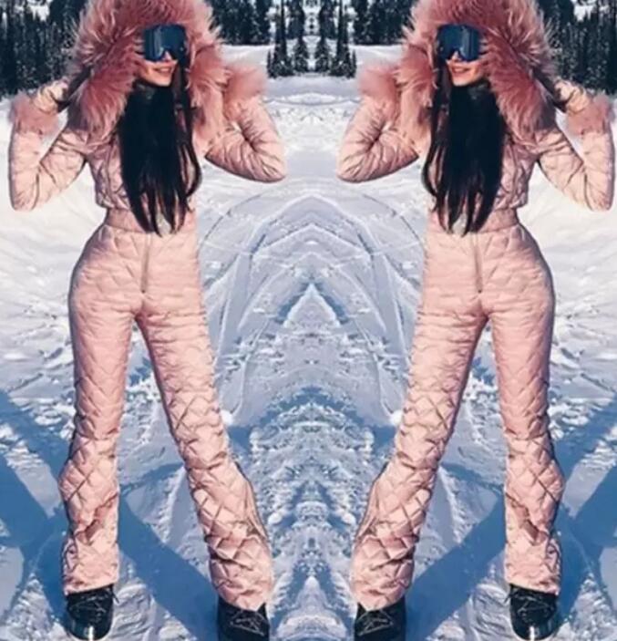 Ski Set Jumpsuit Hooded Women Overalls Outdoor Sports Snowboard Jacket One-Piece Ski Suit Warm Waterproof Winter Clothing
Ski Set Jumpsuit Hooded Women Overalls Outdoor Sports Snowboard Jacket One-Piece Ski Suit Warm Waterproof Winter Clothing