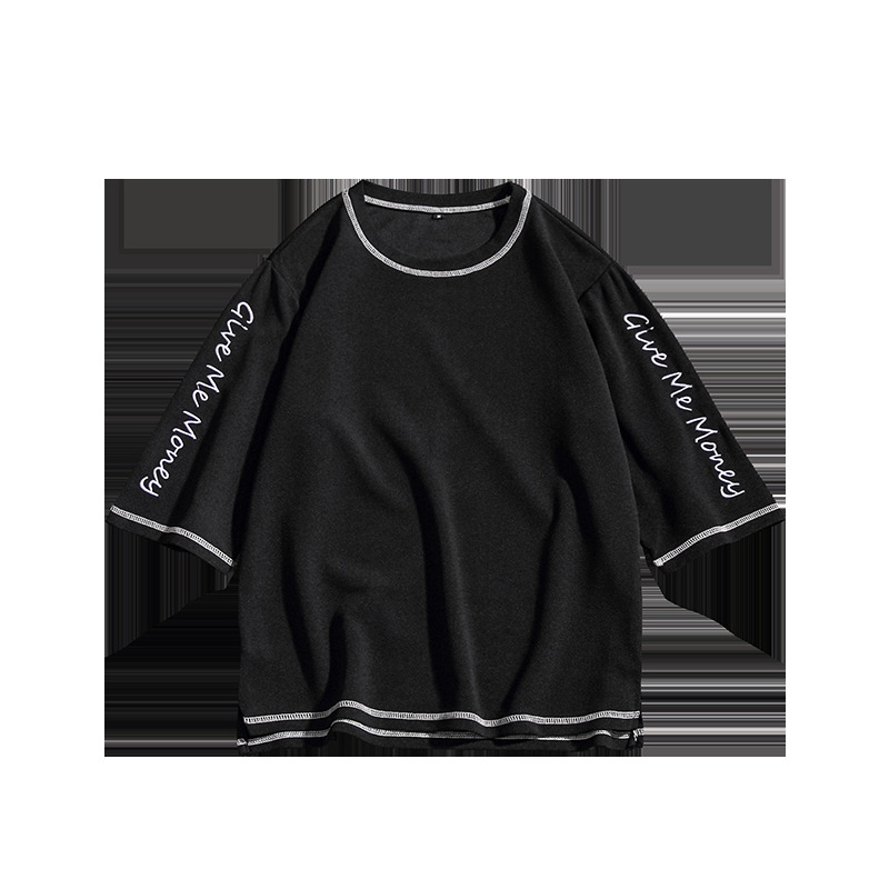 funny Printed T Shirt Men give me money print Streetwear Tshirt Men T Shirt Hip Hop T-Shirt Men Summer 210225